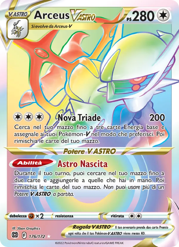 Arceus V ASTRO (Astri Lucenti #176/172)