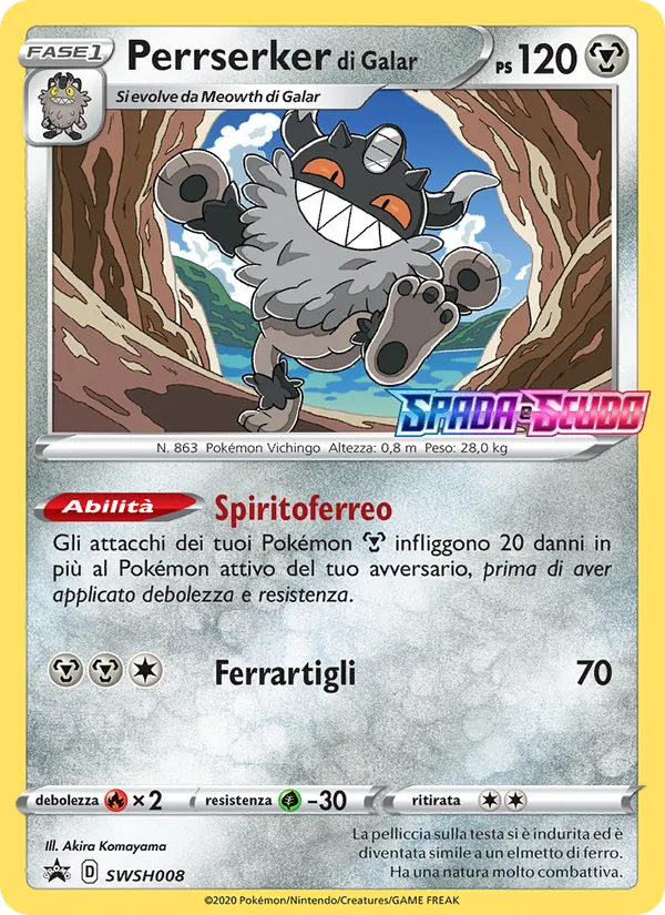 Perrserker di Galar (SPSC Promo #SWSH008/307)