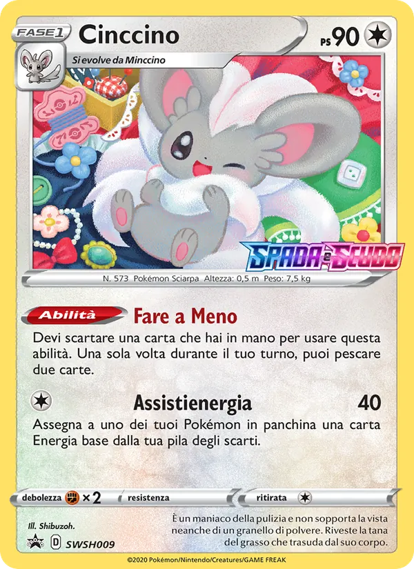 Cinccino (SWSH Black Star Promos #SWSH009/307)