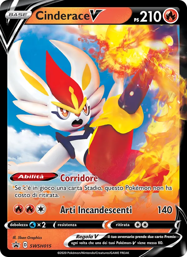 Cinderace V (SPSC Promo #SWSH015/307)
