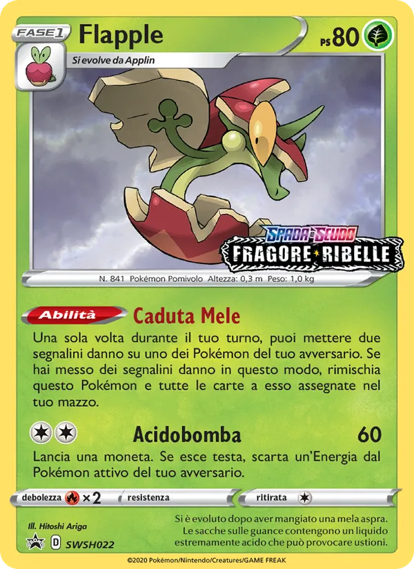 Flapple (SWSH Black Star Promos #SWSH022/307)
