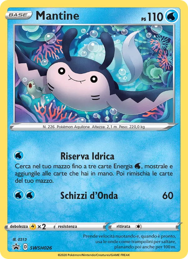 Mantine (SWSH Black Star Promos #SWSH026/307)