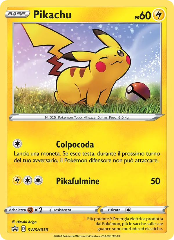 Pikachu (SPSC Promo #SWSH039/307)