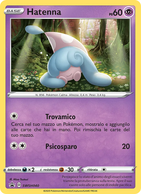 Hatenna (SWSH Black Star Promos #SWSH040/307)