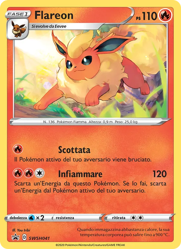 Flareon (SPSC Promo #SWSH041/307)