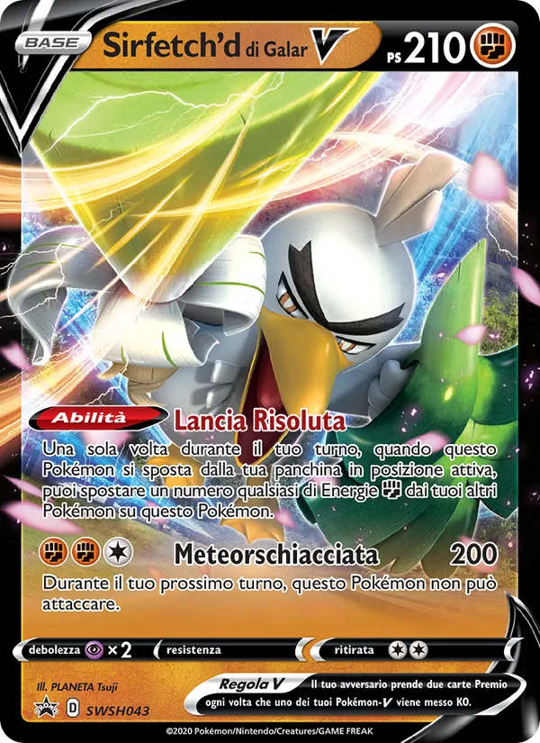 Sirfetch'd di Galar V (SPSC Promo #SWSH043/307)