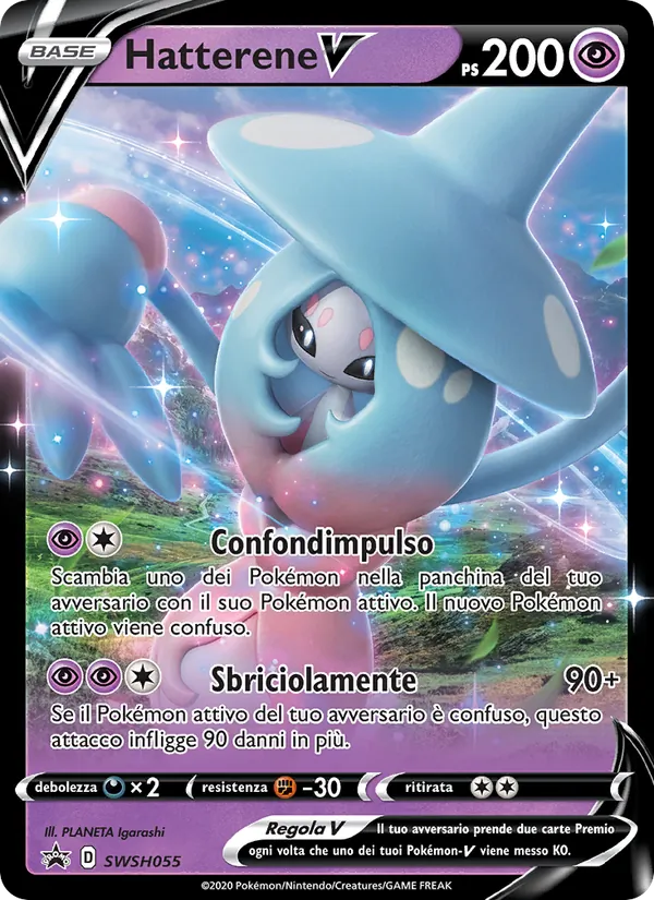 Hatterene V (SWSH Black Star Promos #SWSH055/307)