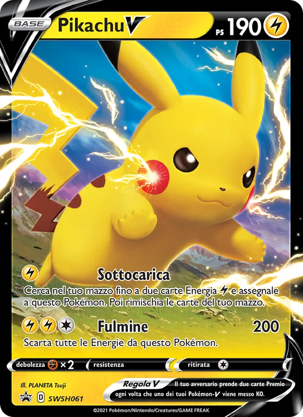 Pikachu V (SPSC Promo #SWSH061/307)