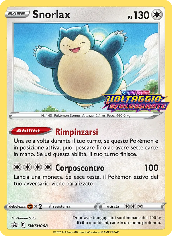 Snorlax (SPSC Promo #SWSH068/307)