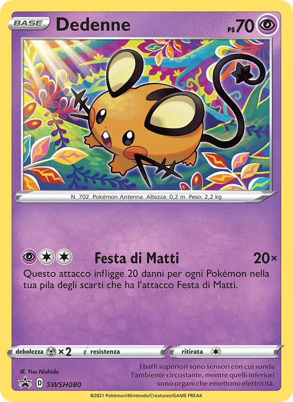 Dedenne (SPSC Promo #SWSH080/307)