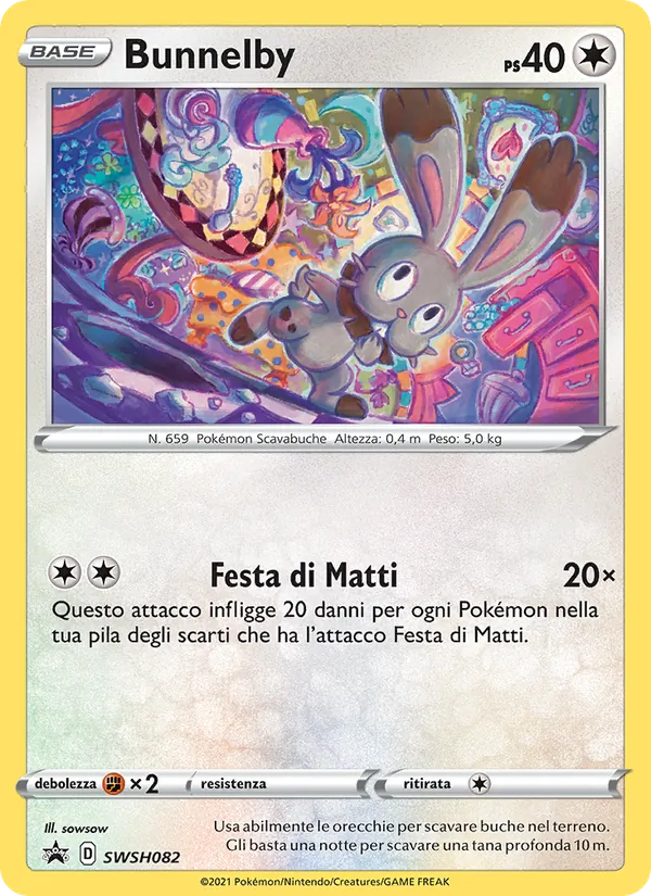 Bunnelby (SPSC Promo #SWSH082/307)