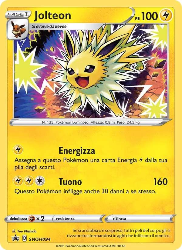 Jolteon (SPSC Promo #SWSH094/307)
