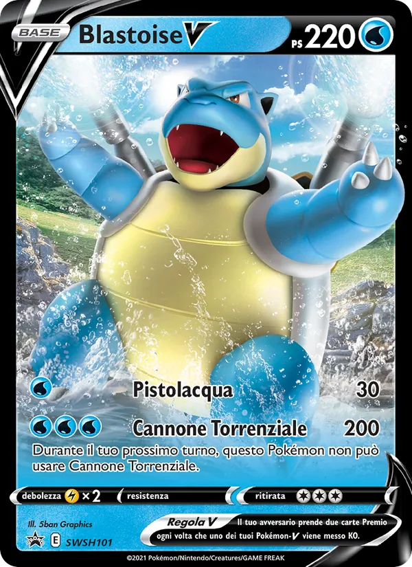 Blastoise V (SPSC Promo #SWSH101/307)