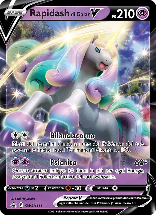 Rapidash di Galar V (SPSC Promo #SWSH111/307)