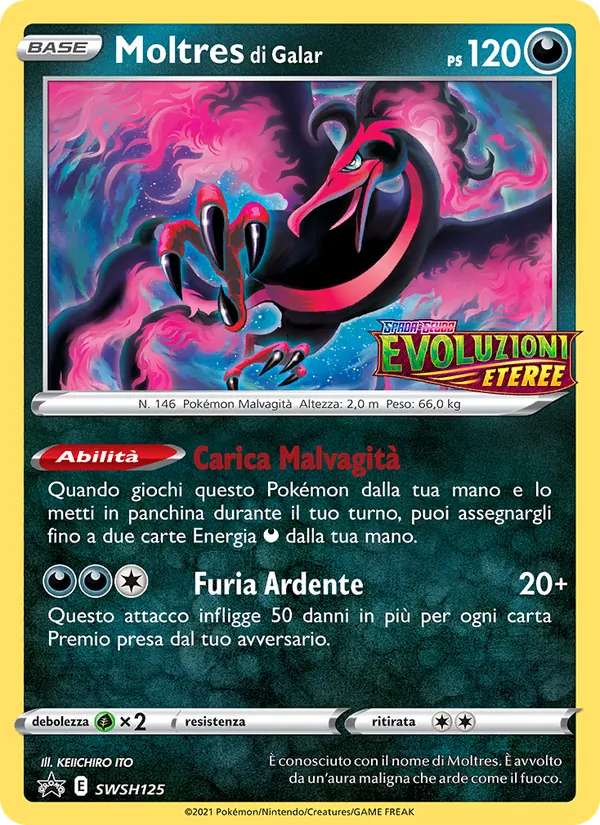 Moltres di Galar (SPSC Promo #SWSH125/307)