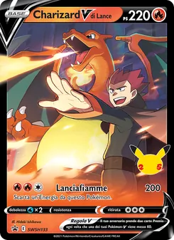 Charizard V di Lance (SPSC Promo #SWSH133/307)