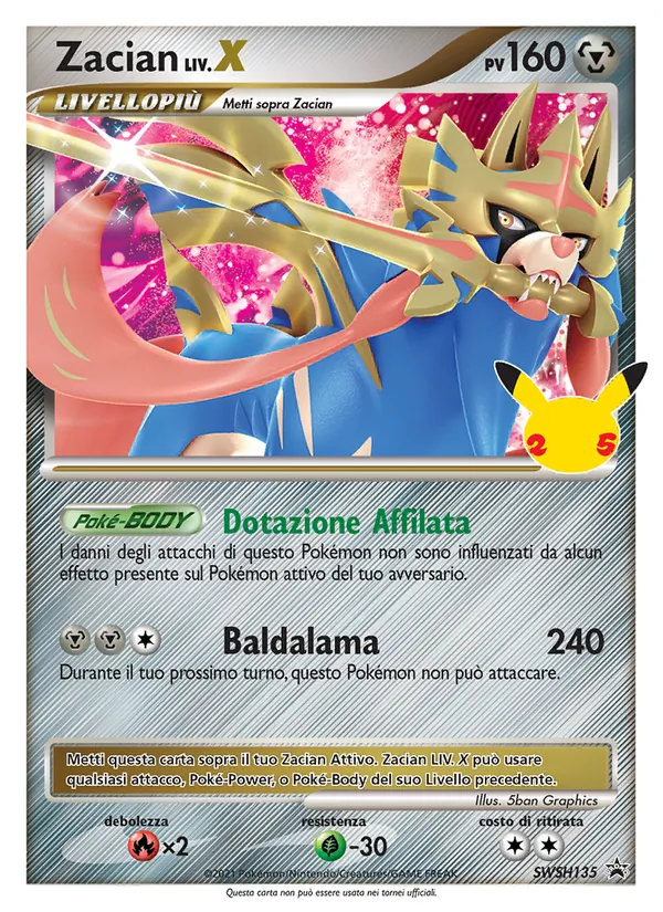 Zacian (SPSC Promo #SWSH135/307)