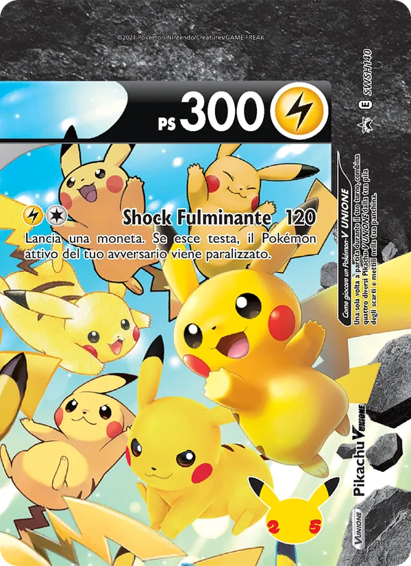 Pikachu V UNIONE (SWSH Black Star Promos #SWSH140/307)