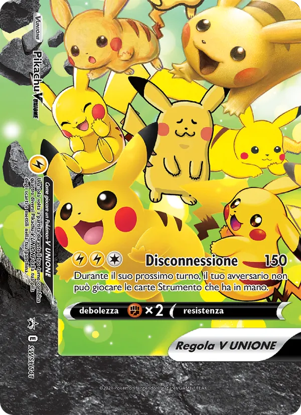 Pikachu V UNIONE (SWSH Black Star Promos #SWSH141/307)