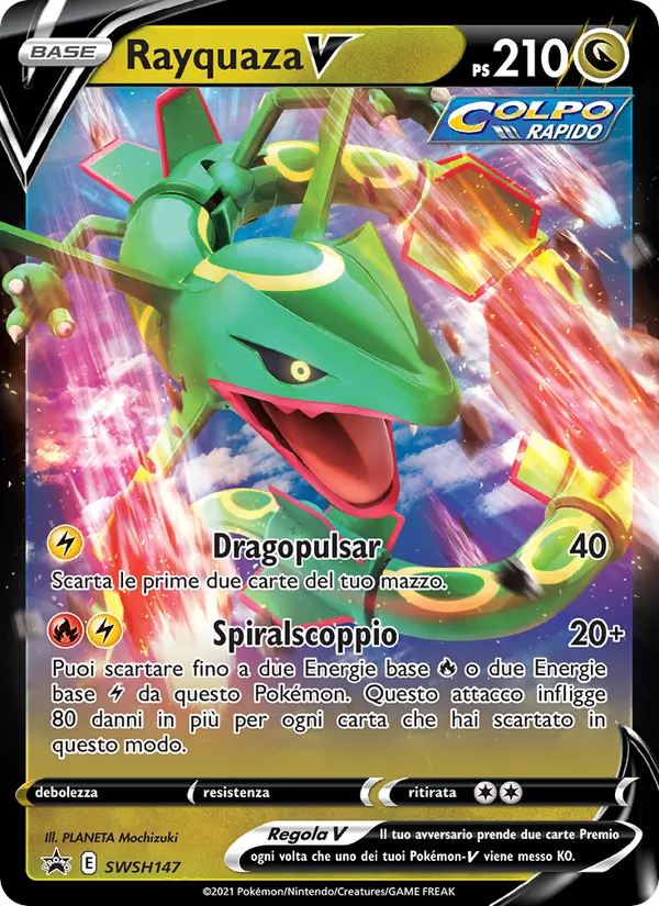 Rayquaza V (SPSC Promo #SWSH147/307)