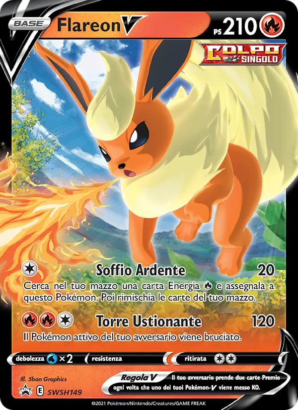 Flareon V (SPSC Promo #SWSH149/307)
