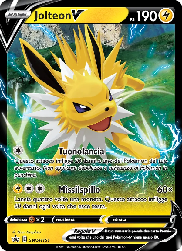 Jolteon V (SPSC Promo #SWSH151/307)