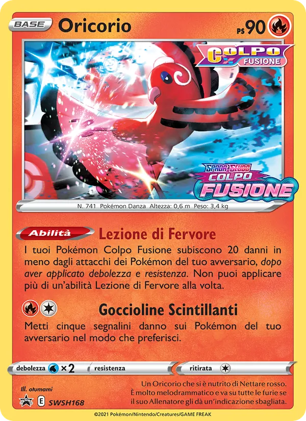 Oricorio (SPSC Promo #SWSH168/307)