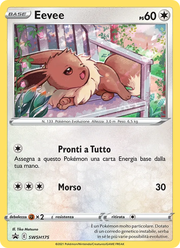 Eevee (SWSH Black Star Promos #SWSH175/307)