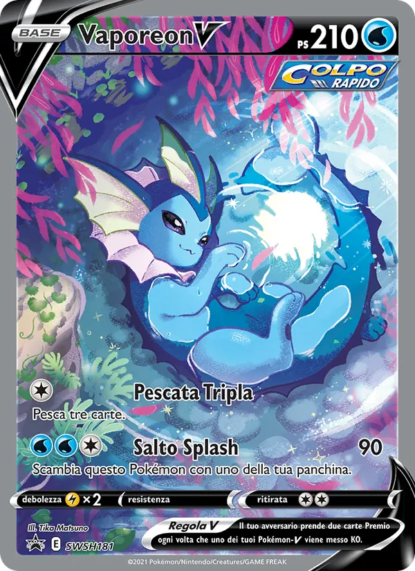 Vaporeon V (SPSC Promo #SWSH181/307)