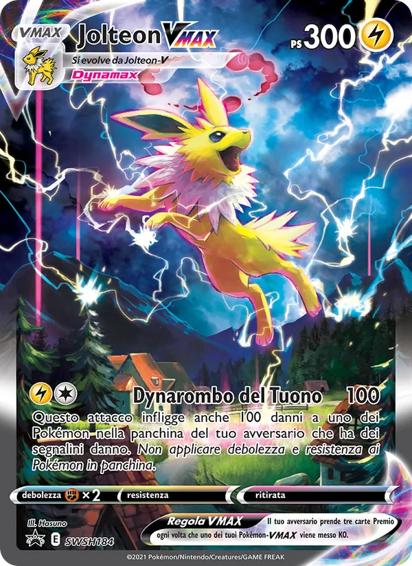 Jolteon VMAX (SWSH Black Star Promos #SWSH184/307)