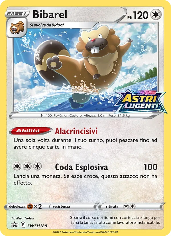Bibarel (SWSH Black Star Promos #SWSH188/307)
