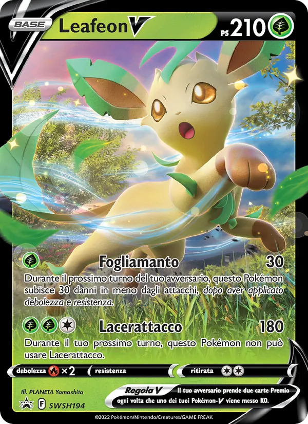 Leafeon V (SWSH Black Star Promos #SWSH194/307)