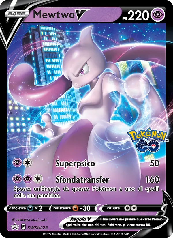 Mewtwo V (SPSC Promo #SWSH223/307)