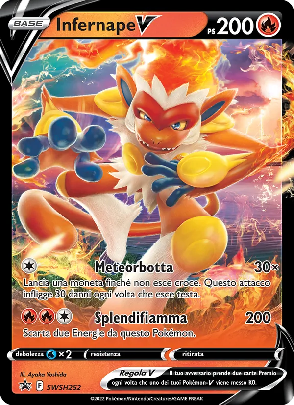 Infernape V (SPSC Promo #SWSH252/307)