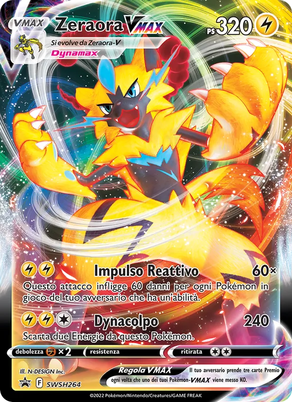 Zeraora VMAX (SPSC Promo #SWSH264/307)