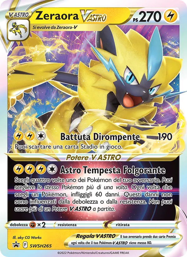 Zeraora V ASTRO (SPSC Promo #SWSH265/307)