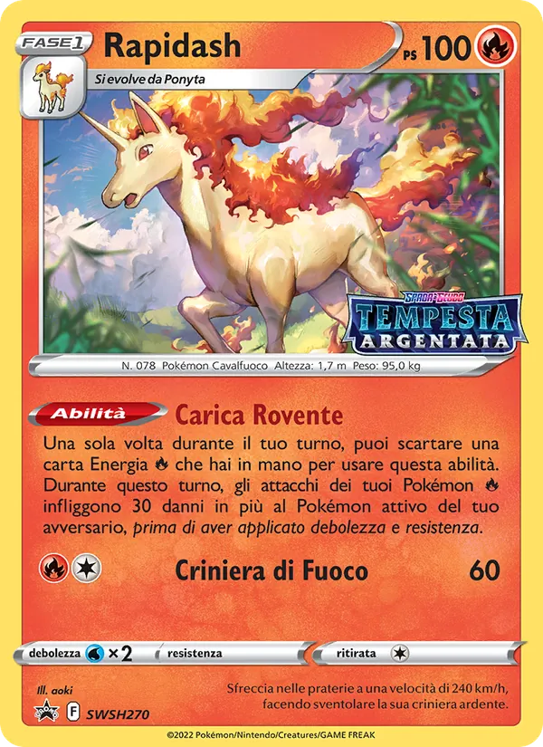 Rapidash (SWSH Black Star Promos #SWSH270/307)
