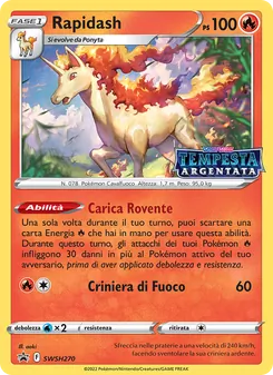 Rapidash (SPSC Promo #SWSH270/307)