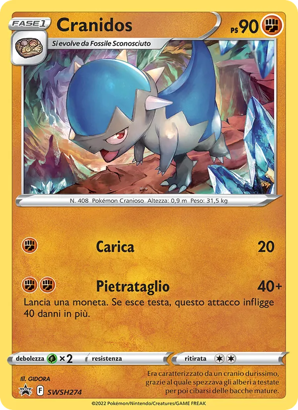 Cranidos (SWSH Black Star Promos #SWSH274/307)