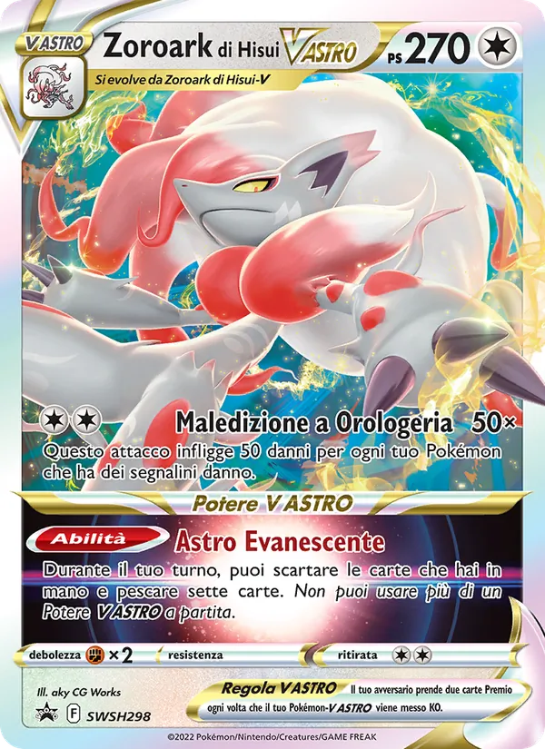 Zoroark di Hisui V ASTRO (SPSC Promo #SWSH298/307)