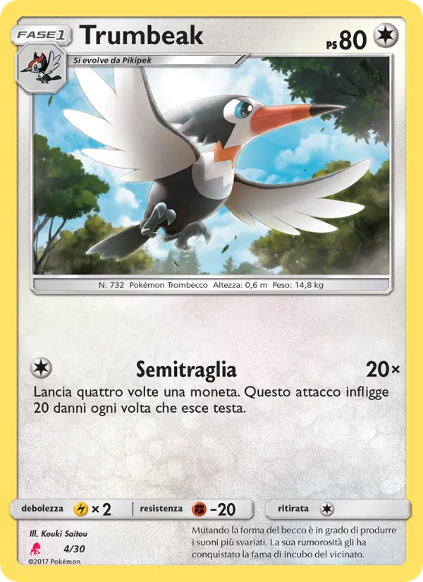 Trumbeak (Sole e Luna trainer Kit (Lycanroc) #4/30)