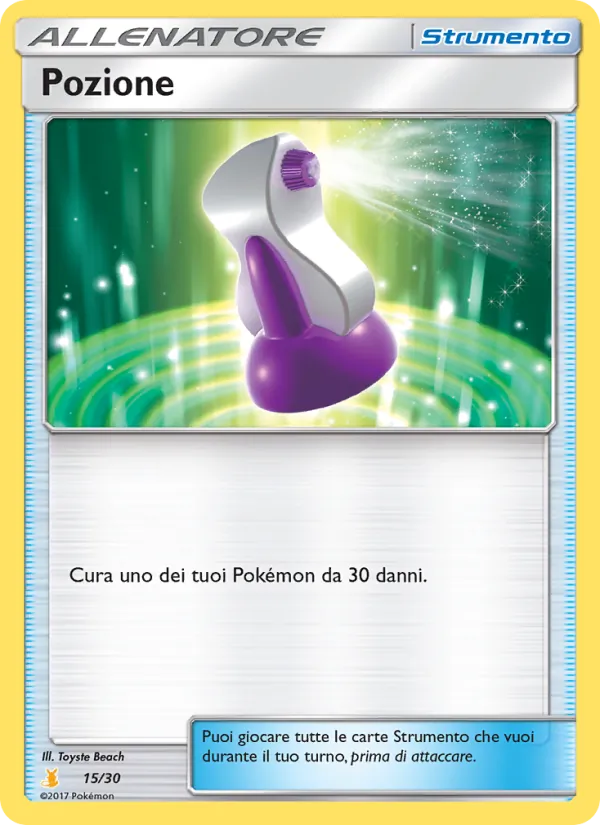 Pozione (Sole e Luna trainer Kit (Alolan Raichu) #15/30)