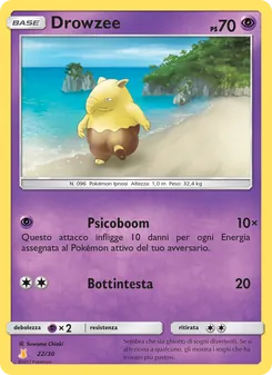Drowzee (Sole e Luna trainer Kit (Alolan Raichu) #22/30)