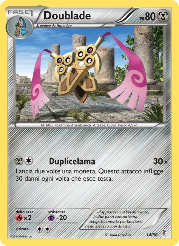Doublade (XY trainer Kit (Bisharp) #14/30)