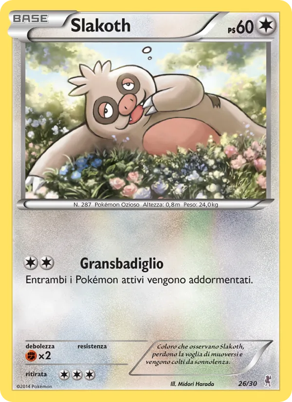 Slakoth (XY trainer Kit (Bisharp) #26/30)