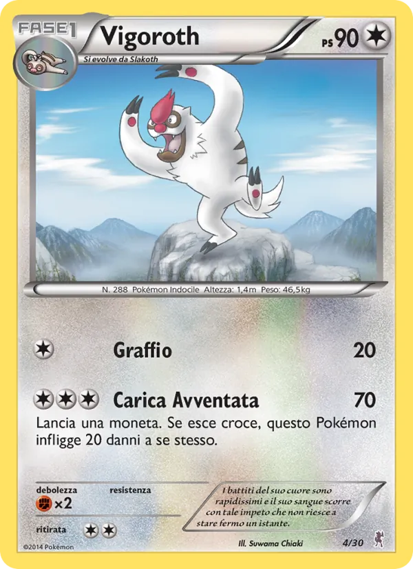 Vigoroth (XY trainer Kit (Bisharp) #4/30)