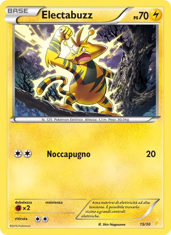 Electabuzz (XY trainer Kit (Pikachu Libre) #15/30)