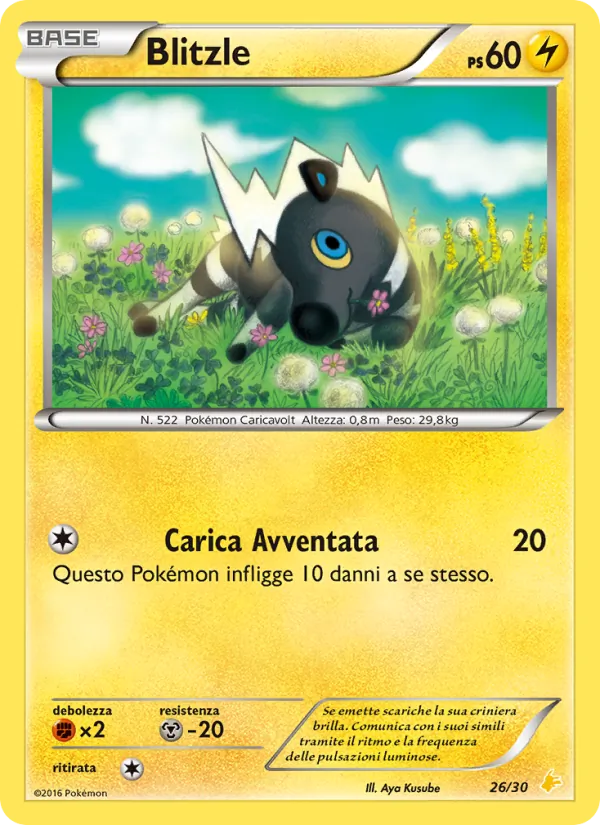 Blitzle (XY trainer Kit (Pikachu Libre) #26/30)