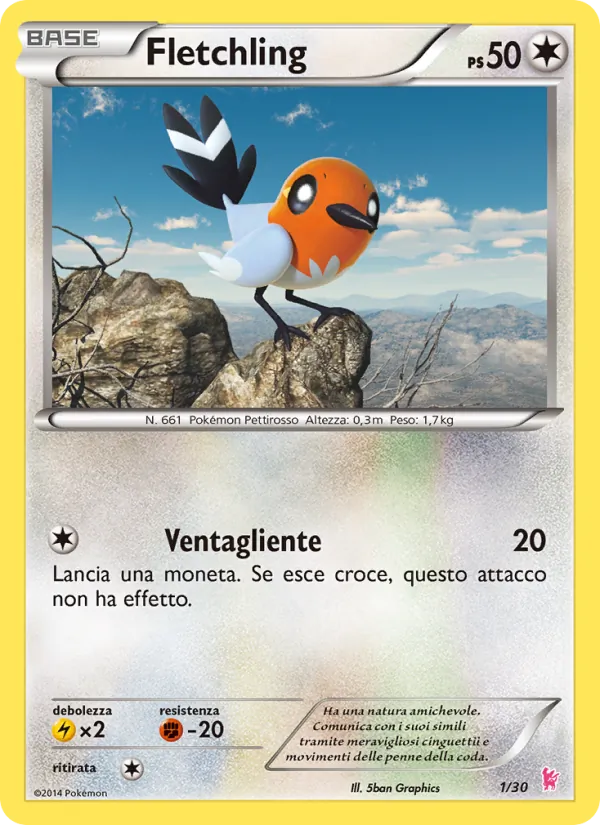 Fletchling (XY trainer Kit (Sylveon) #1/30)