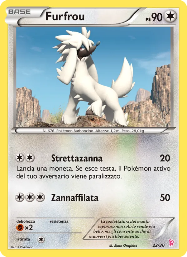 Furfrou (XY trainer Kit (Sylveon) #22/30)